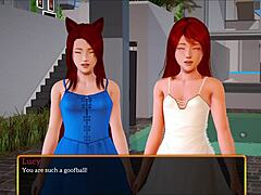 My new family game with redhead tits