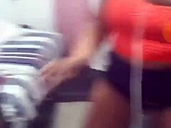 Hot Brunette's Sizzling Dance Moves