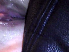 German homemade BDSM video with fetish licking and toy play