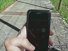 Latina Amateur Faces Cock At First Casting