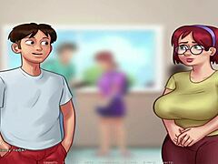 Summer saga with anime teen