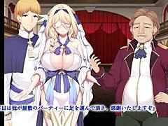 Eng sub anime group with brutal blowjob action