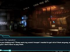 Anime-style action in Mass Effect parody