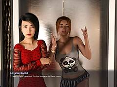 Seductive secretary's animated charm ignites fiery passion