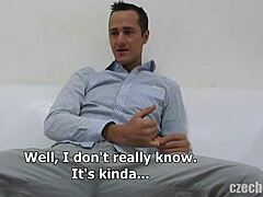 Czech amateur's steamy gay audition