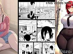 Makima and Denji in Chainsaw