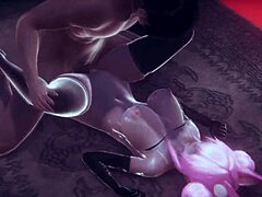 3D animated cosplay with hardcore sex