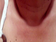 Latin beauty enjoys a night