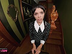 Natural tits in VR porn
