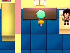Bulma's big bust in action