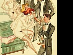 erotic art with hardcore group fucking