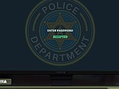 Batgirl and Cop in 3D Porn