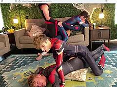 GAY TEENS IN SPANDEX HEAT