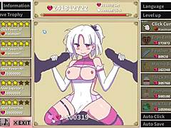 Hentai girl clicker unleashes wild gameplay action
