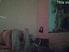 Step-sister's solo performance on hidden cam