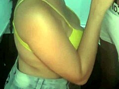 Naughty Brazilian Teen Swallows Cum in Close-Up