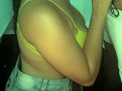 Naughty Brazilian Teen Swallows Cum in Close-Up