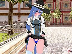 Eris Catches Roxy Fucking in 3D Anime
