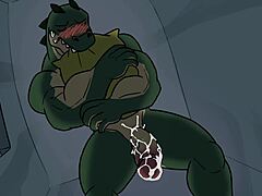 Animated gay stormy passion dive