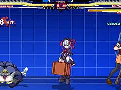 Kuromaru Battles Arcana Heart In Animated Fuck