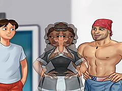 Summer Cartoon Curves Escapade