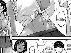 Academy hentai unleashes massive breasts in action