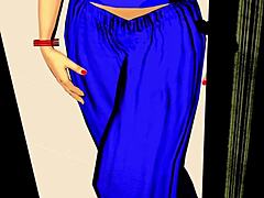 Bhabhi's Bouncing 3D Cartoon