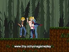BLONDE IN HENTAI EROTIC GAME