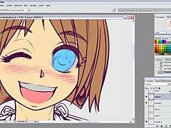 Hentai speed drawing flats and shading big tits raw