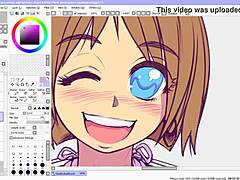 anime tits drawn fast