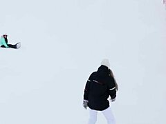 Young gay dudes’ raw snowboard desire