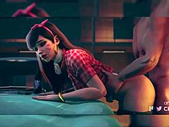 Check out cartoon hot intense action