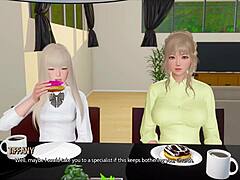 Anime Blonde's Hard 3D Charm