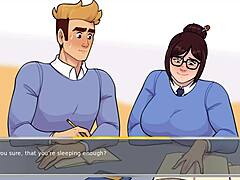 Provocative 3D teacher seduces in anime