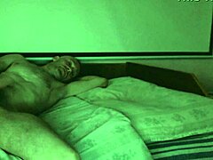 teen's early morning tease in bed