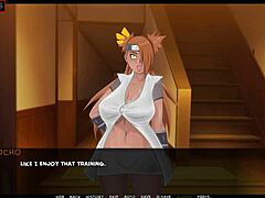seen sarada’s big boobs hentai training?