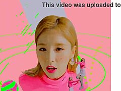 Loona hula hoop dance in gay action video