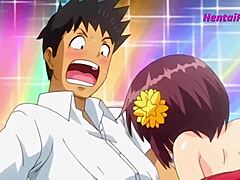 Chasing Brunette’s Anime Fuck