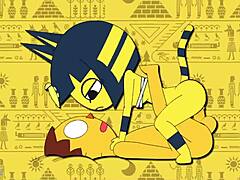 Original Ankha Animation Fucks Hard In Cartoon