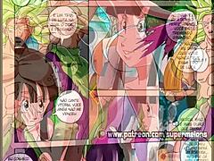 broly pounds chi chi in wild anime clash