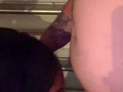 Black Wife Sucks Thick White Dick at Work