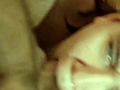 European Redhead Rebels During Deep Throat in Homemade Clip