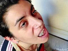 Cum art compilation with swallow