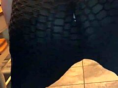Big-chested wife shakes her booty