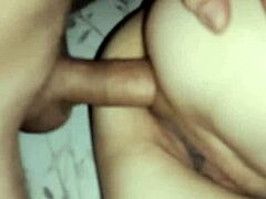 Intense sphincter stretching during anal sex