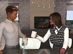 Redhead gets a hot facial