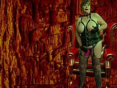 Mature beauty in hardcore action