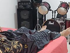 Latino stud masturbates on camera