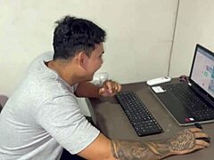 Mexi teen assists her techy boss