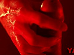 Dominatrix punishes with deep throat